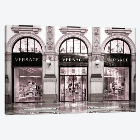 Pink Store Front Canvas Print #HHP43} by Heather Grey Canvas Print