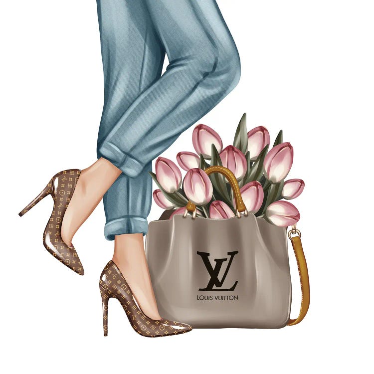 Shoes And Tulips