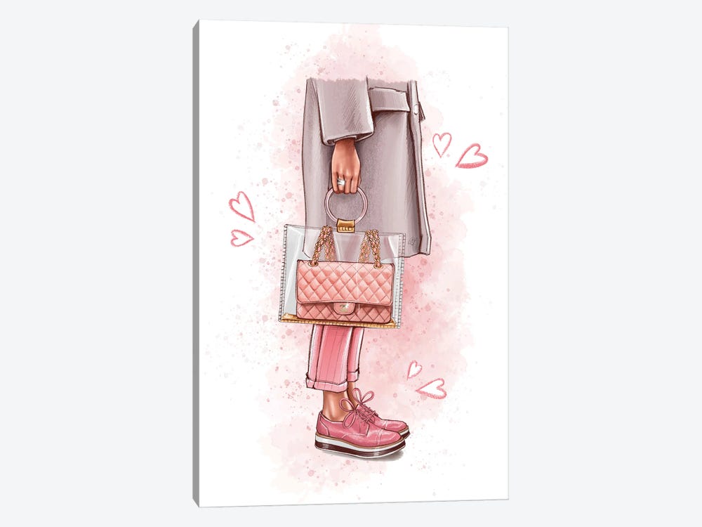 Pink Core Handbag by Heather Grey 1-piece Art Print