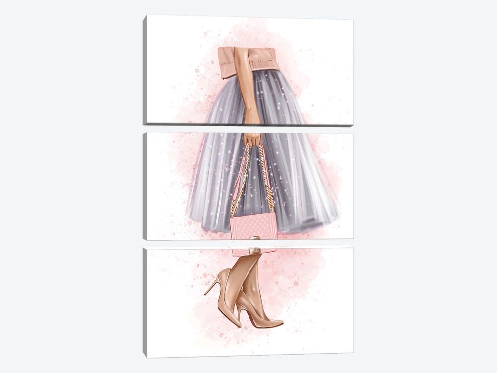 Pink Core Fashion by Heather Grey 3-piece Art Print
