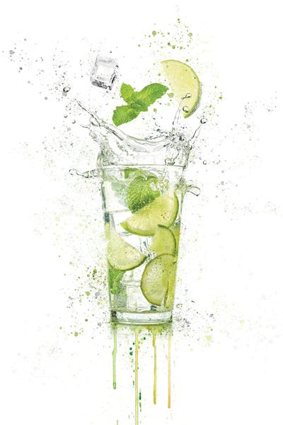 Cocktails & Mixed Drinks: Summer Drink by Heather Grey