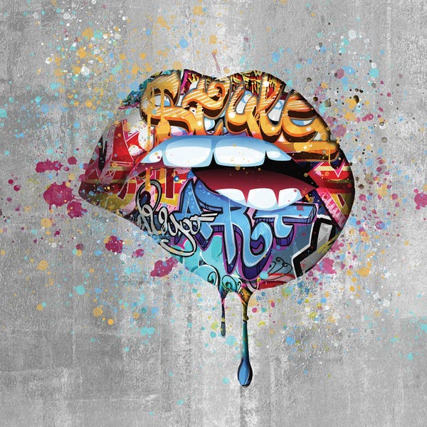 Tulips: Graffiti Lips by Heather Grey