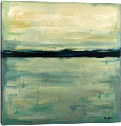 Abstract Lake View II Canvas Art Print - Similar to Mark Rothko