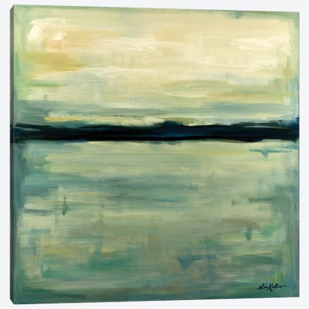 Abstract Lake View II Canvas Print #HHS102} by Hippie Hound Studios Art Print