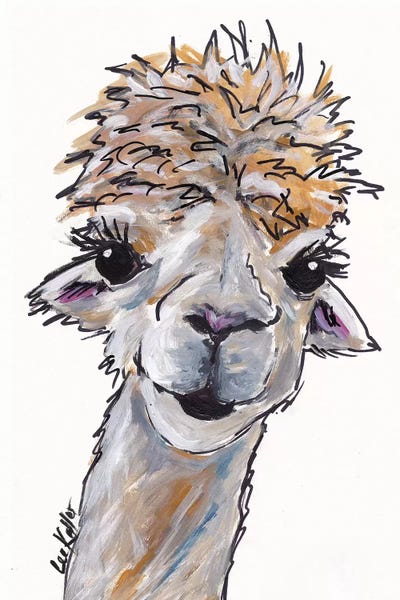 Alpacas: Angel The Alpaca by Hippie Hound Studios