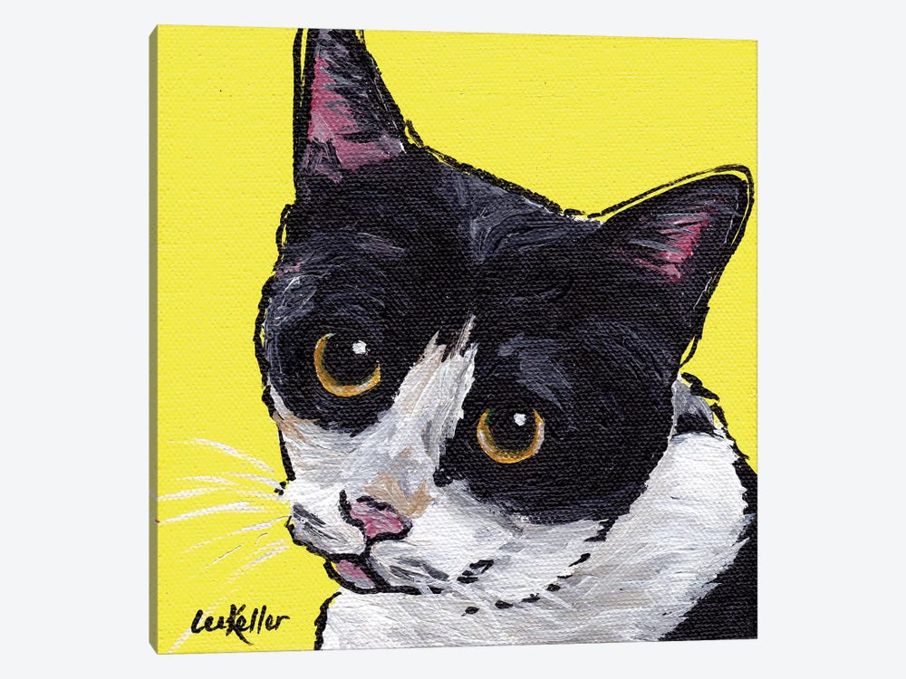 Cat Tuxedo by Hippie Hound Studios 1-piece Canvas Artwork