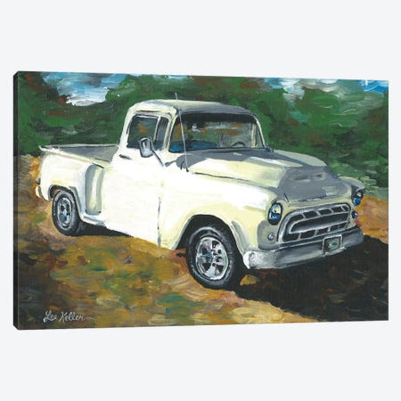 55 Chevy Truck Canvas Print #HHS126} by Hippie Hound Studios Canvas Art