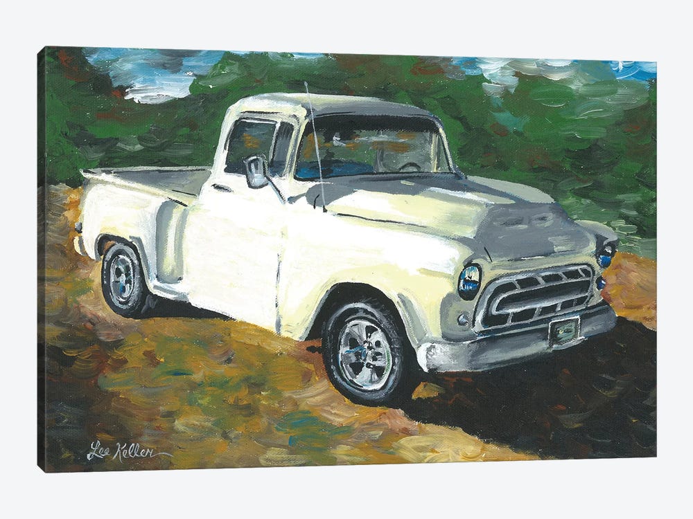 55 Chevy Truck by Hippie Hound Studios 1-piece Canvas Wall Art