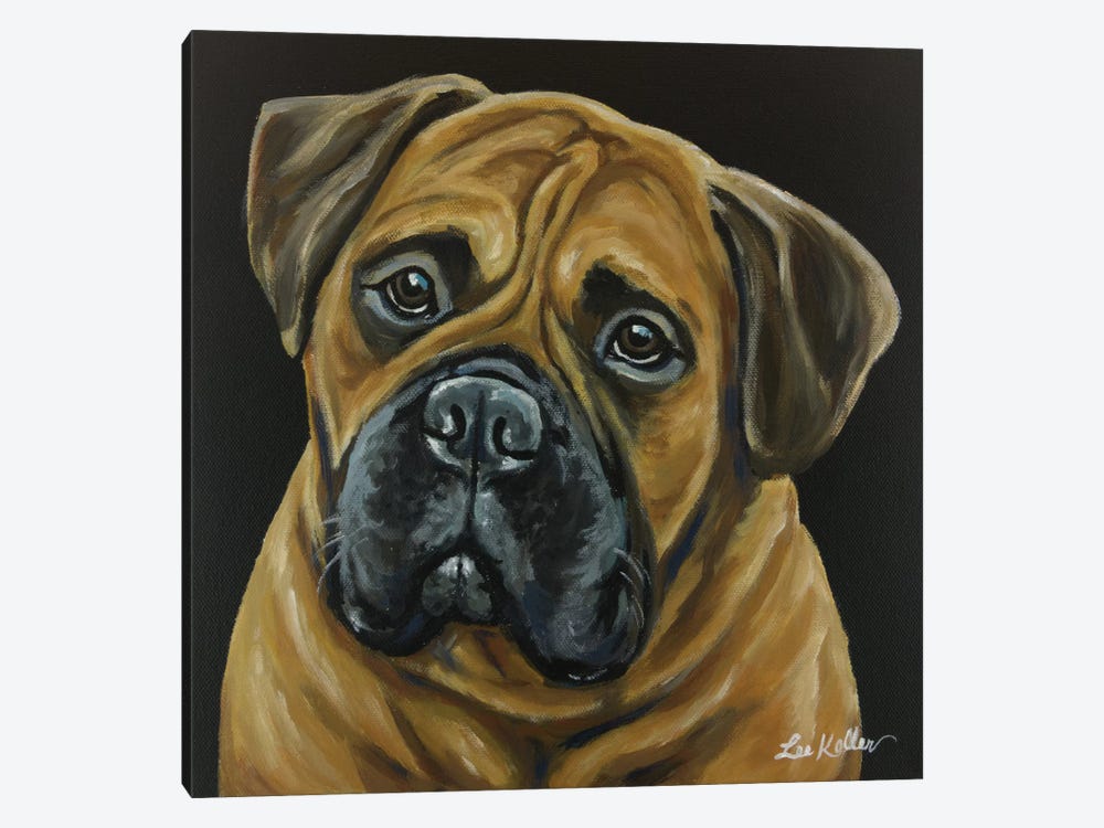Bull Mastiff by Hippie Hound Studios 1-piece Canvas Print