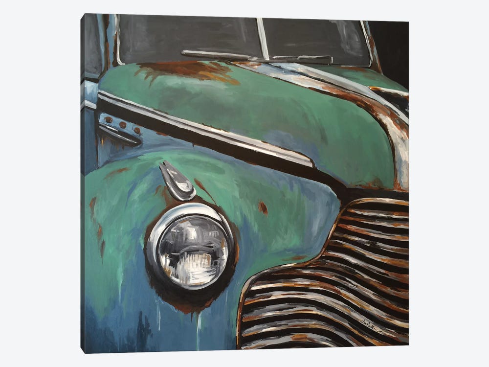Old Buick I by Hippie Hound Studios 1-piece Canvas Artwork