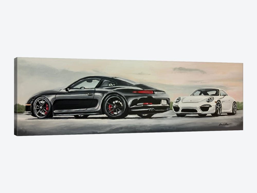 Porsche's Best by Hippie Hound Studios 1-piece Art Print
