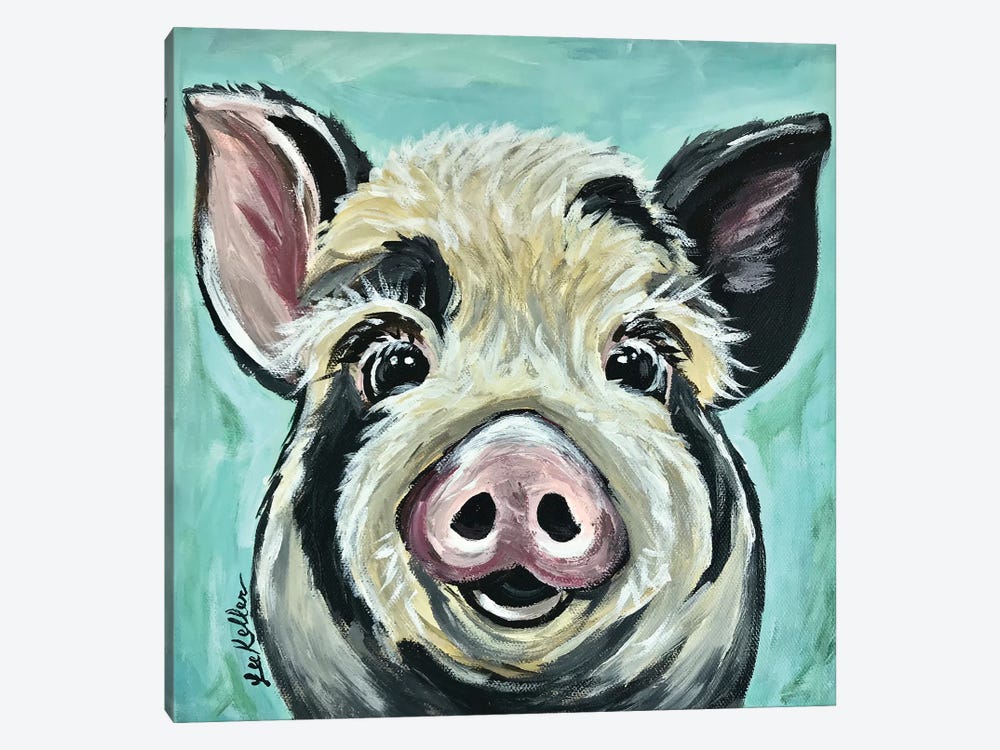 Sarge The Pig by Hippie Hound Studios 1-piece Canvas Artwork