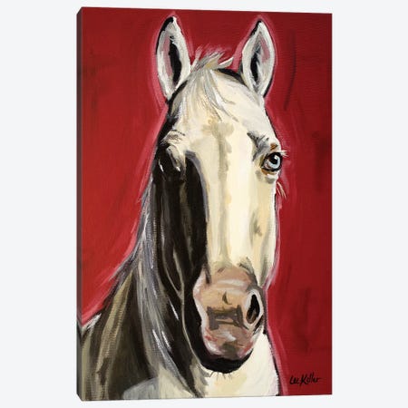 Horse Piper Canvas Print #HHS159} by Hippie Hound Studios Canvas Art