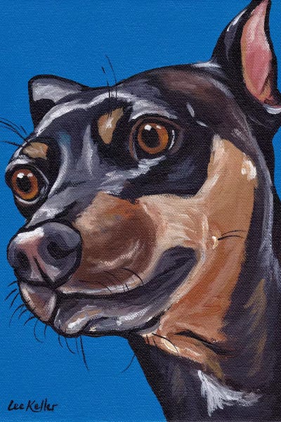 Penelope Min Pin by Hippie Hound Studios canvas print