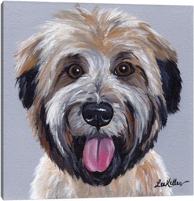 Wheaten Terrier III Canvas Art Print