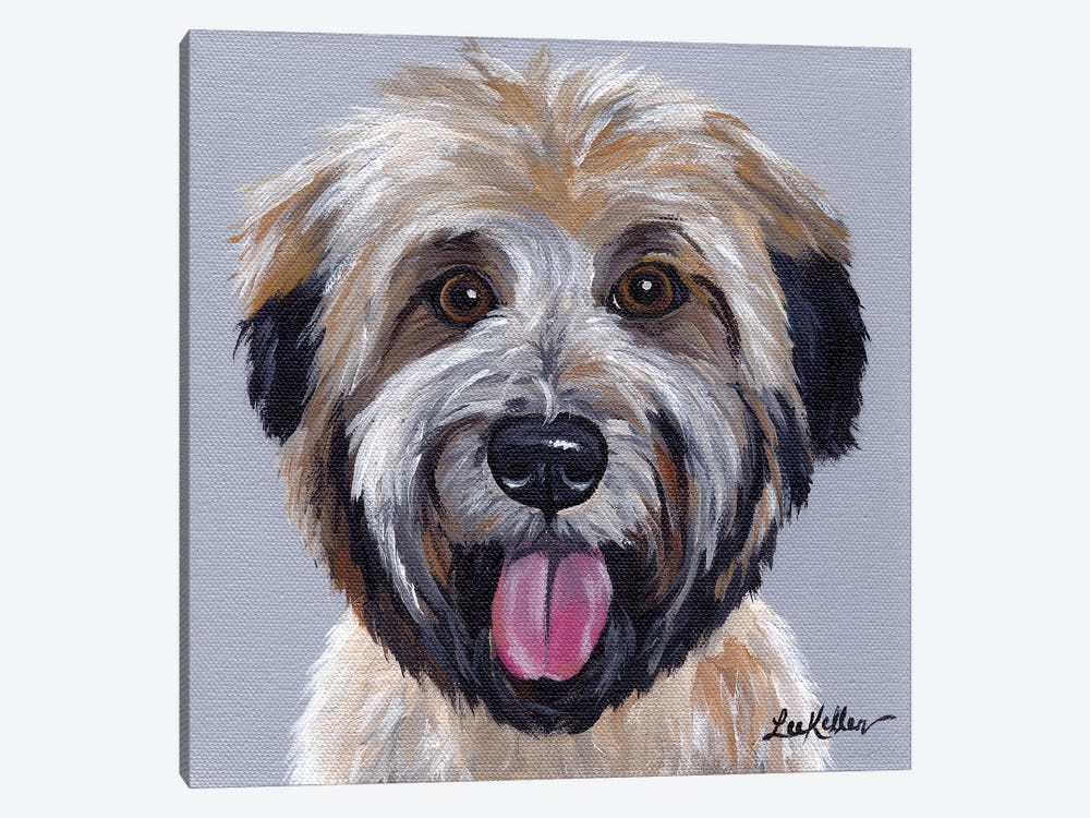 Wheaten Terrier III 1-piece Canvas Art Print
