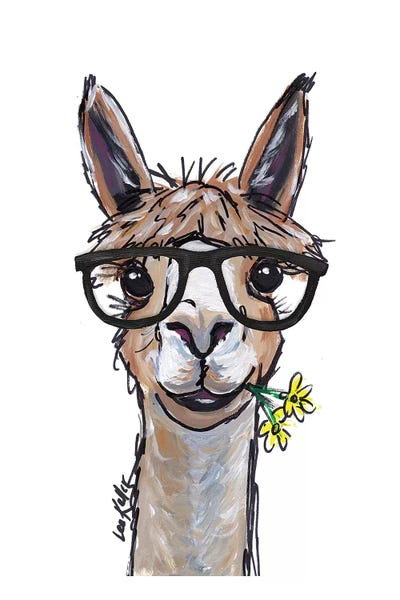 Llamas & Alpacas: Alpaca - Lycoming Glasses by Hippie Hound Studios