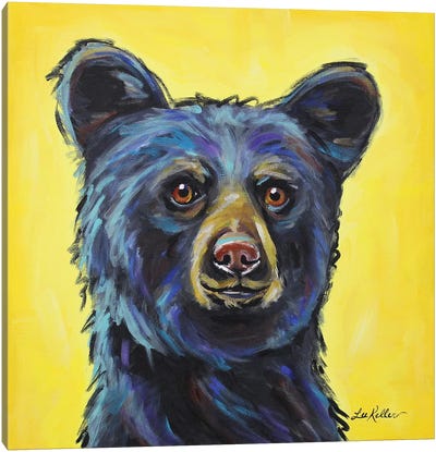 Bear - Bernard Canvas Art Print - Black Bear Art