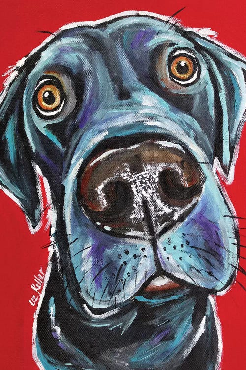 Black Lab - Arlo by Hippie Hound Studios wall art