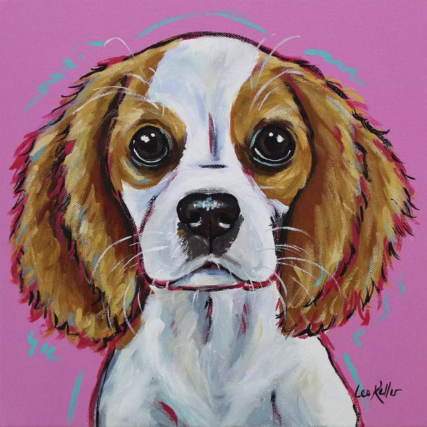 Spaniels: Cavalier King Charles Spaniel - 'Love Bug' by Hippie Hound Studios