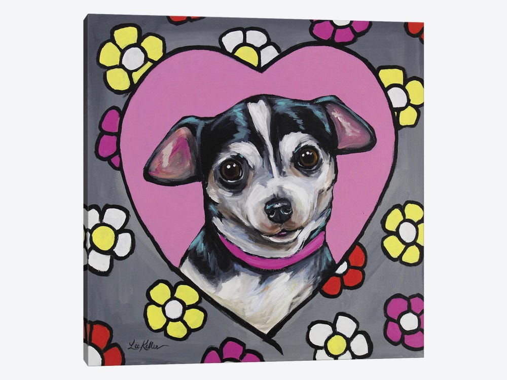 Chihuahua - Coco by Hippie Hound Studios 1-piece Canvas Art