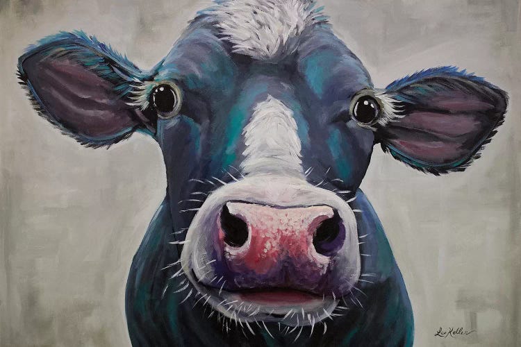 Cow - Clara Belle by Hippie Hound Studios wall art