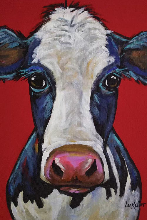 Cow - Georgia by Hippie Hound Studios wall art