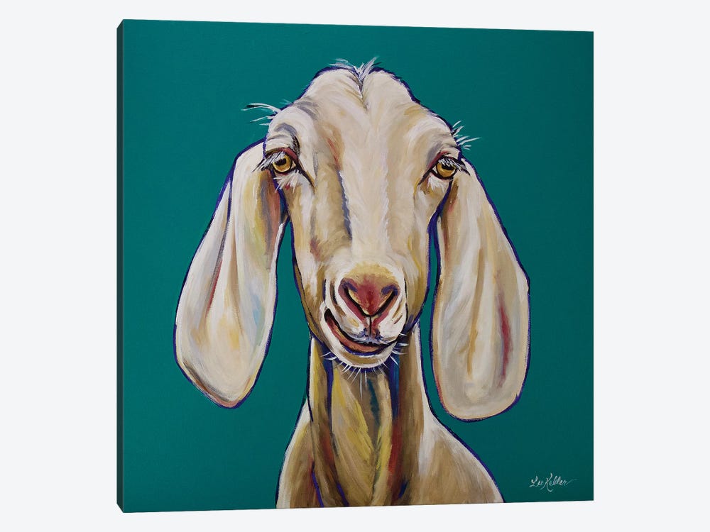 Goat - Margot by Hippie Hound Studios 1-piece Canvas Wall Art