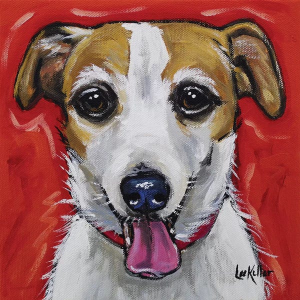 Terriers: Jack Russell - Ginny by Hippie Hound Studios