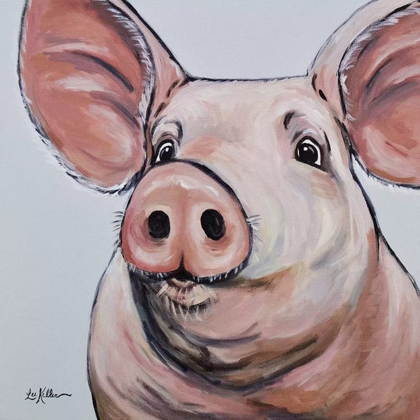 Pigs: Pig - Mildred by Hippie Hound Studios