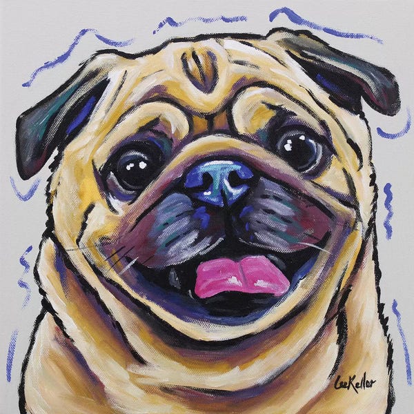 Pugs: Pug - Napoleon by Hippie Hound Studios