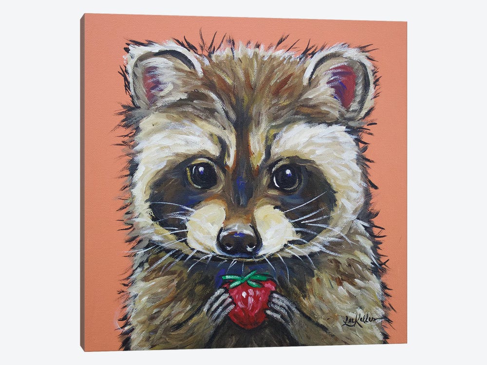 Raccoon - Callie by Hippie Hound Studios 1-piece Art Print