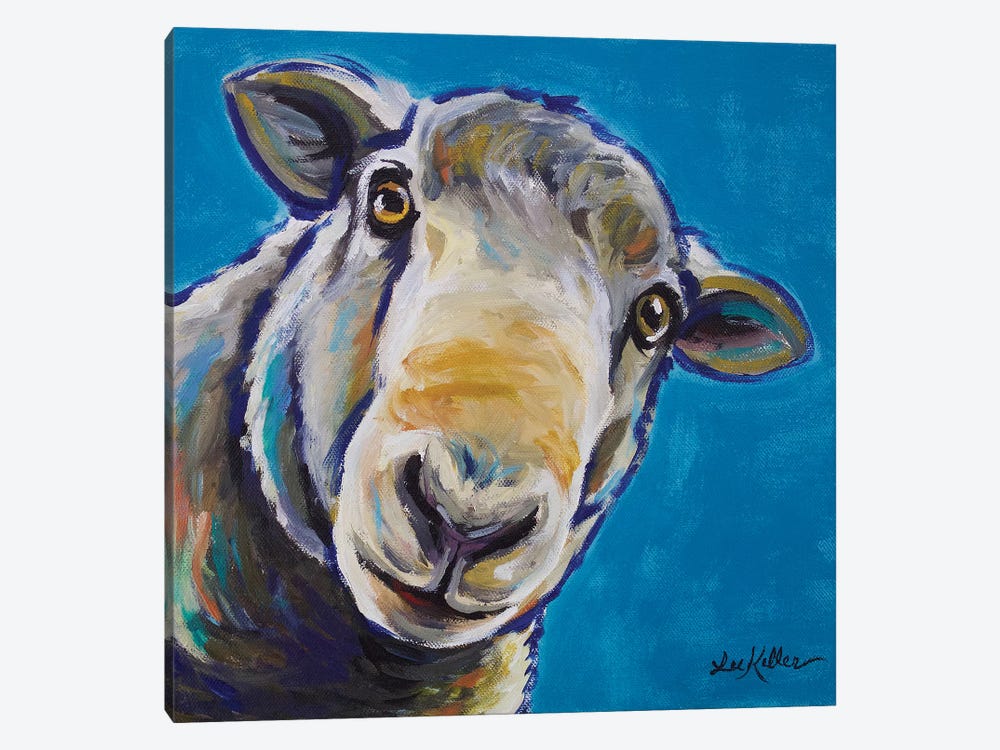 Sergio The Sheep by Hippie Hound Studios 1-piece Canvas Artwork