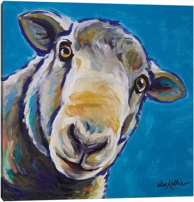 Sergio The Sheep Canvas Art Print - Sheep Art