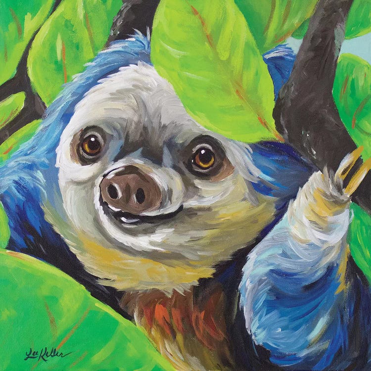 Sloth - Speedy by Hippie Hound Studios wall art