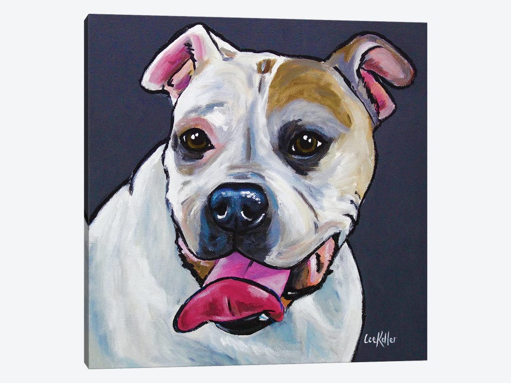 Bulldog by Hippie Hound Studios 1-piece Canvas Print