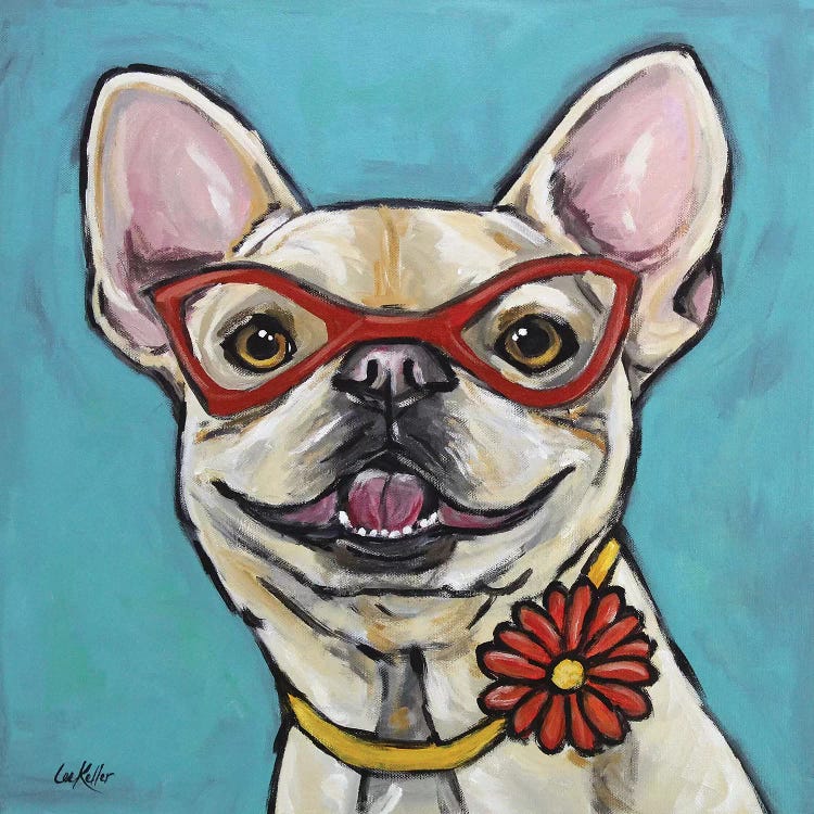 Frenchie - Gigi by Hippie Hound Studios wall art