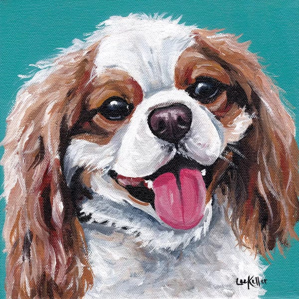 Spaniels: King Charles Spaniel - King by Hippie Hound Studios