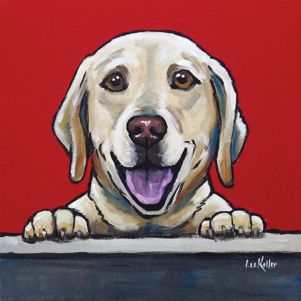Hippie Hound Studios: Yellow Lab - Jack Bauer by Hippie Hound Studios