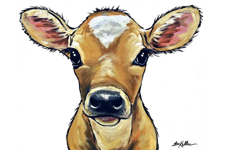 Bambi The Cow On White