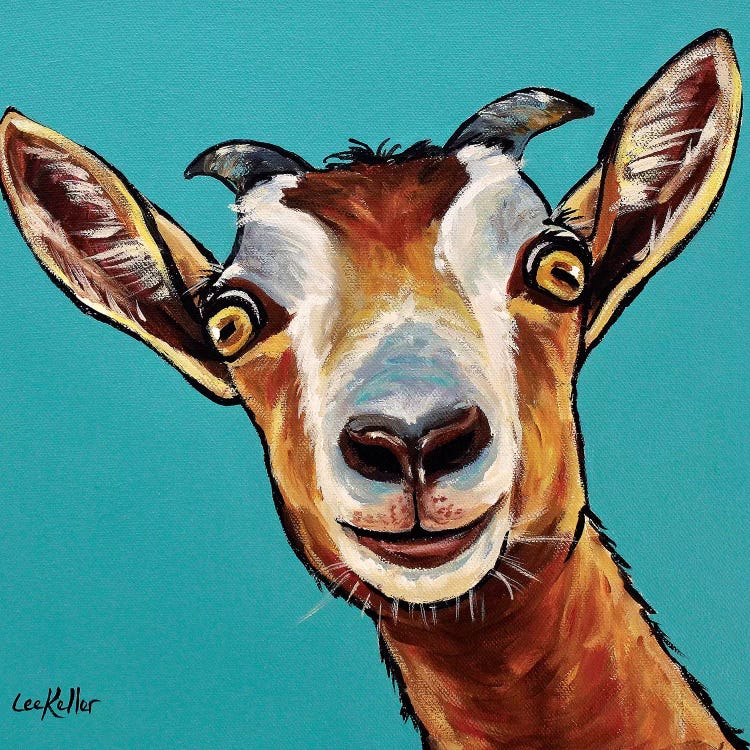 Goat Painting Dub Art Print by Hippie Hound Studios | iCanvas