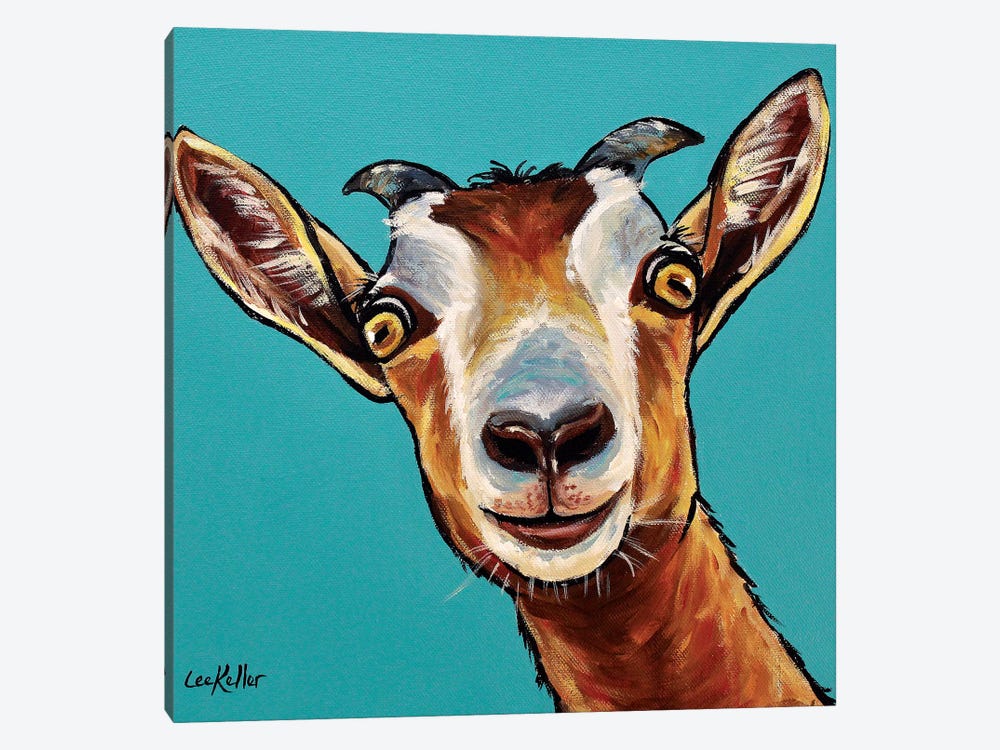 Goat Painting Dub by Hippie Hound Studios 1-piece Canvas Art