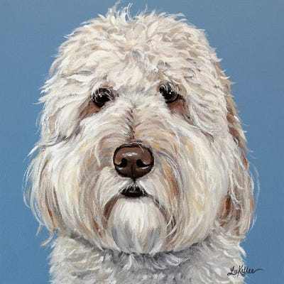 Emmitt The Goldendoodle by Hippie Hound Studios canvas print