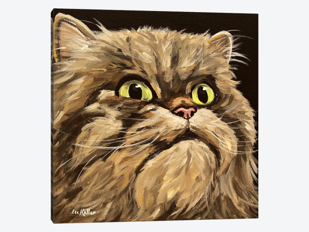 Main Coon Cat by Hippie Hound Studios 1-piece Canvas Print