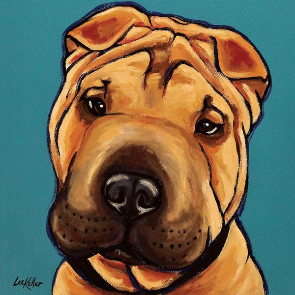 Hippie Hound Studios: Shar Pei by Hippie Hound Studios