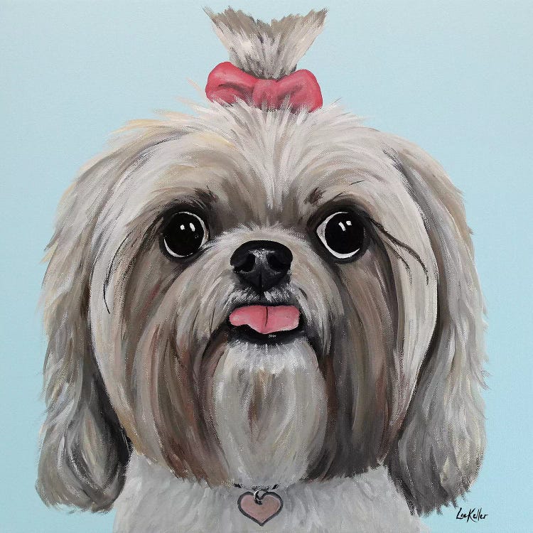 Bella The Shih Tzu II by Hippie Hound Studios wall art