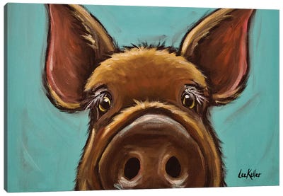 Elmer The Pig Canvas Art Print