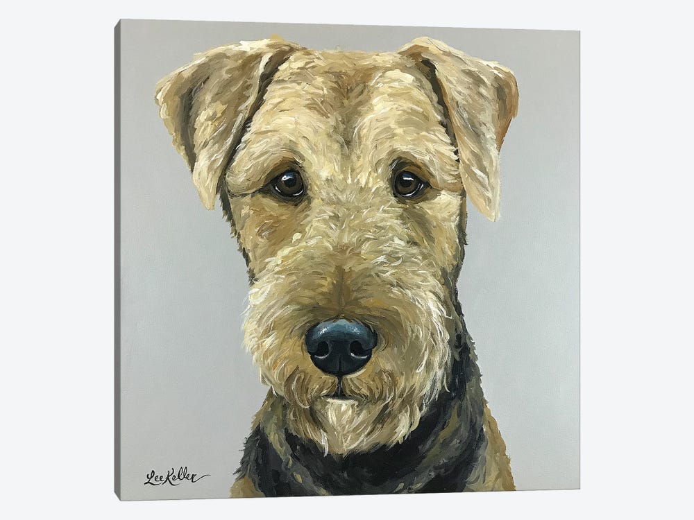 Airedale Terrier Painting 1-piece Canvas Print