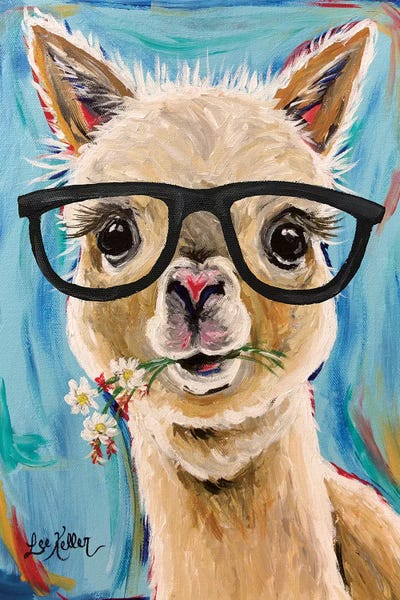 Alpacas: Alpaca Glasses  by Hippie Hound Studios