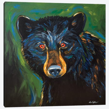 Bear Painting Best Canvas Print #HHS343} by Hippie Hound Studios Art Print